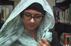 Arab baby with large milk sacks prepares for having sexual connection with her fuckmate