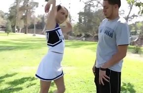Cheerleading teen rammed