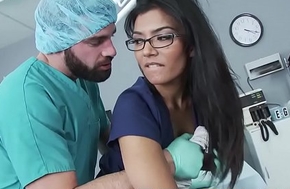Doctors Adventure - (Shazia Sahari) - Doctor pounds Nurse while patient is squiffy - Brazzers
