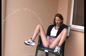 dispirited kinky skinny teen outdoor aptitude piss 3 ...more exposed to girlsvideo.org