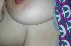 cheap my sister sleep with her tits out and i sucked them